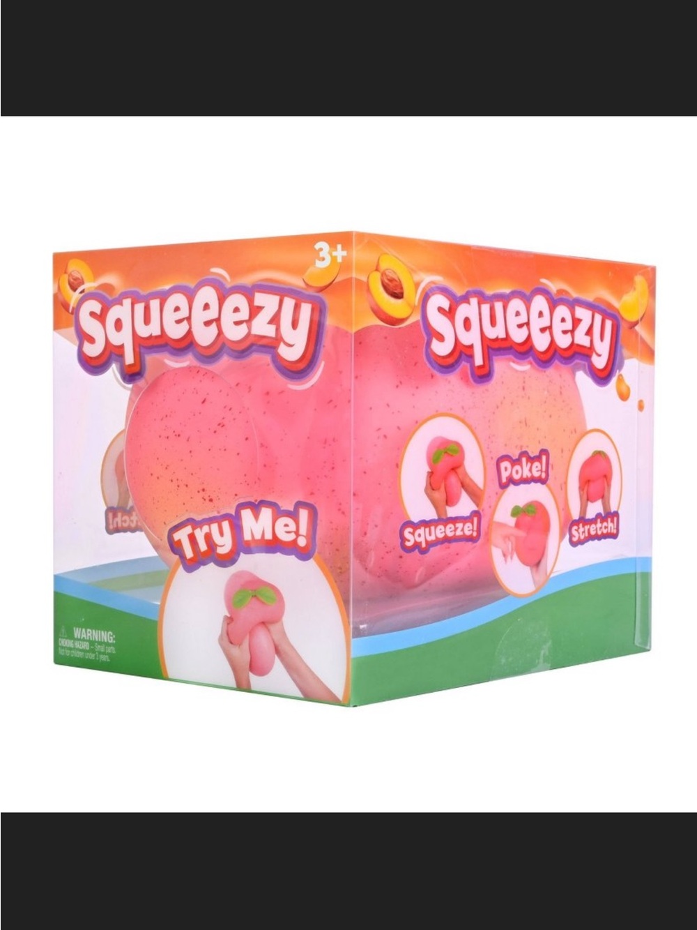 Sunny Days Squeeezy Peach Squishy NEW